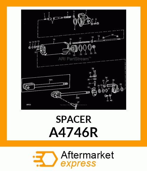 ADAPTER,PACKING,PLATED A4746R