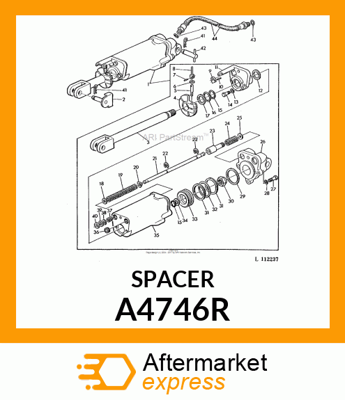 ADAPTER,PACKING,PLATED A4746R