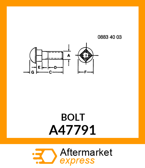 STUD, FURROWER A47791