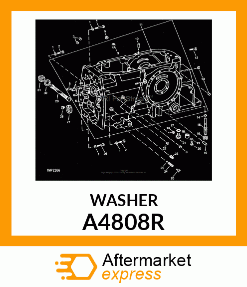 WASHER,ALUMINUM A4808R