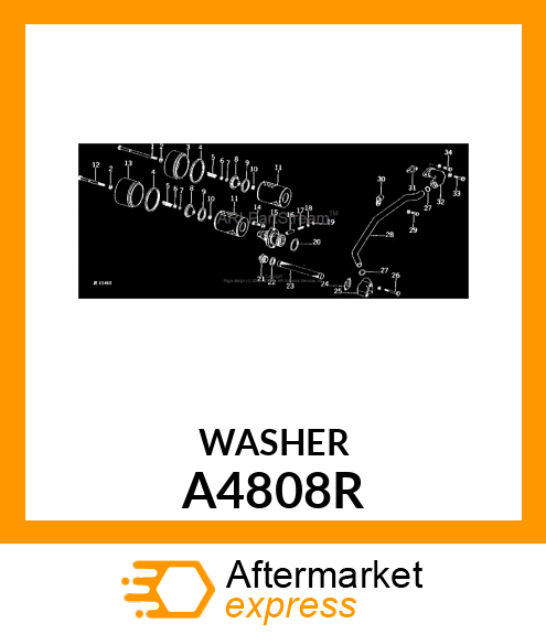 WASHER,ALUMINUM A4808R