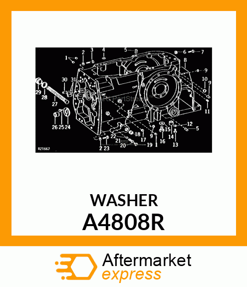WASHER,ALUMINUM A4808R