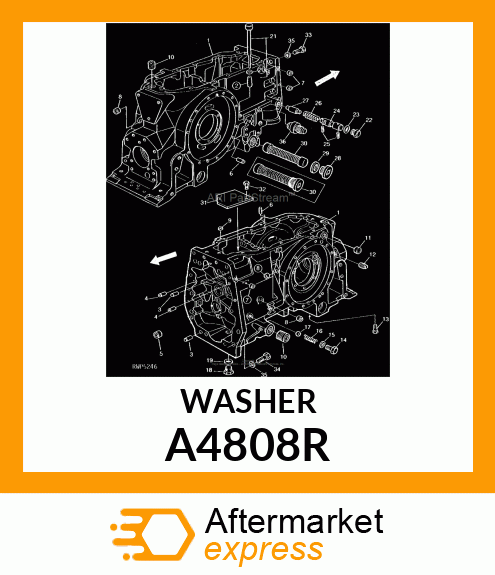 WASHER,ALUMINUM A4808R