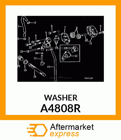WASHER,ALUMINUM A4808R