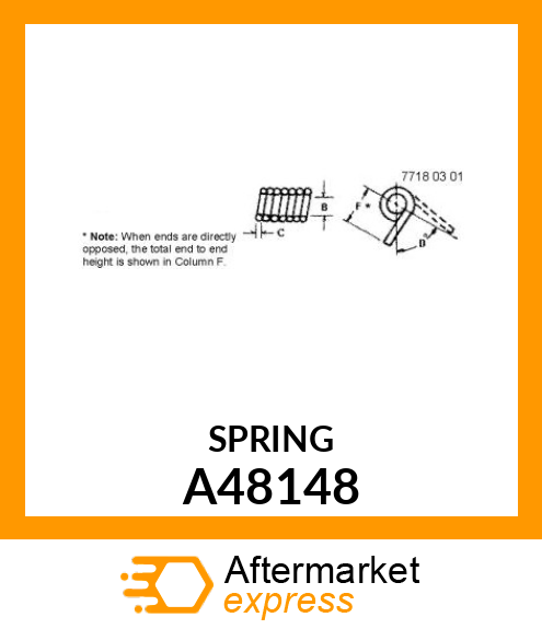 TORSION SPRING A48148