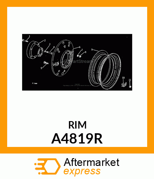 RIM,DEMOUNTABLE A4819R