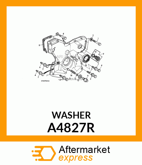 WASHER,SPECIAL ALUMINUM A4827R