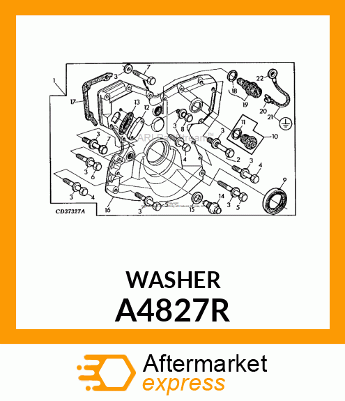 WASHER,SPECIAL ALUMINUM A4827R