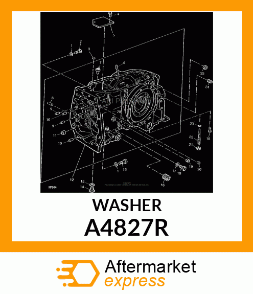 WASHER,SPECIAL ALUMINUM A4827R