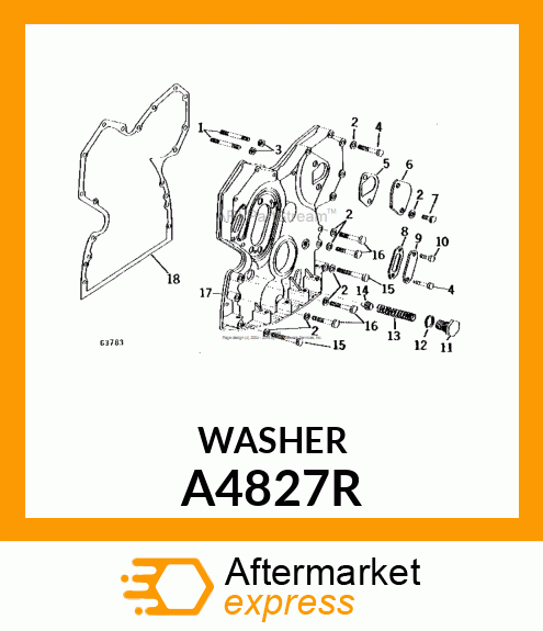 WASHER,SPECIAL ALUMINUM A4827R