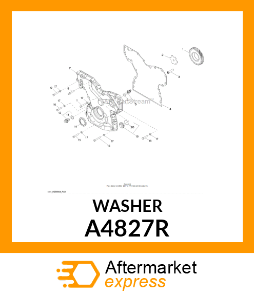 WASHER,SPECIAL ALUMINUM A4827R