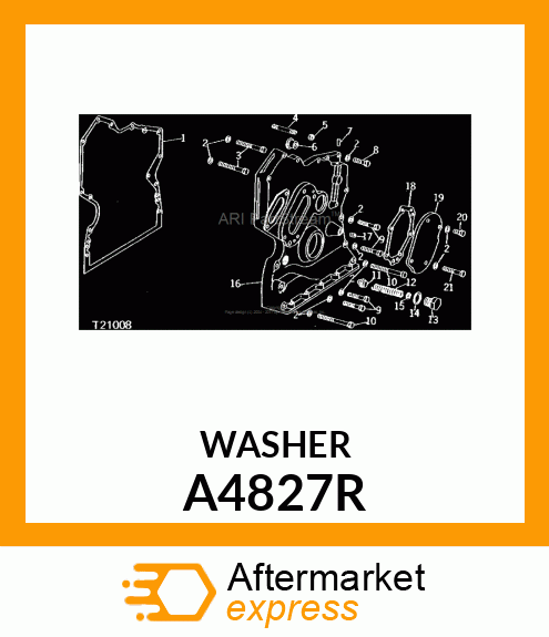 WASHER,SPECIAL ALUMINUM A4827R