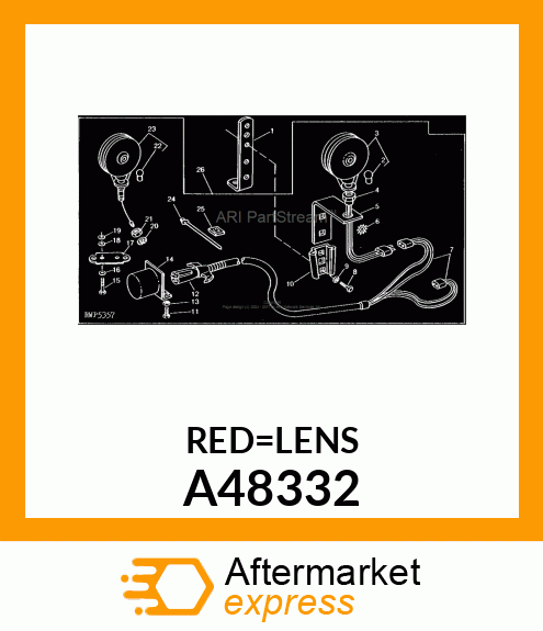 RED LENS A48332