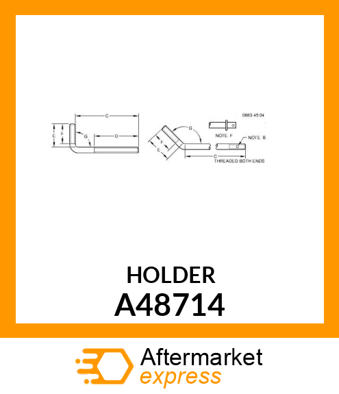 BOLT, M12 V A48714