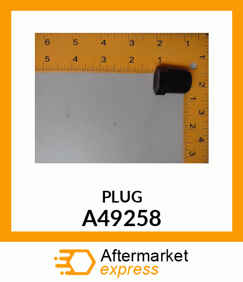 PLUG, PIPE A49258