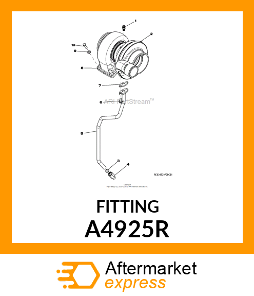 CONNECTOR,45 DEGREE FLARE TYPE A4925R