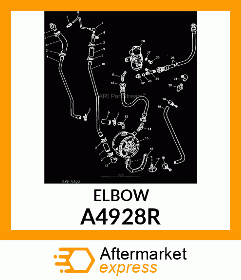 ELBOW,45 DEGREE FLARE TYPE A4928R