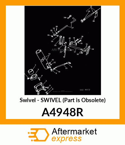 Swivel - SWIVEL (Part is Obsolete) A4948R