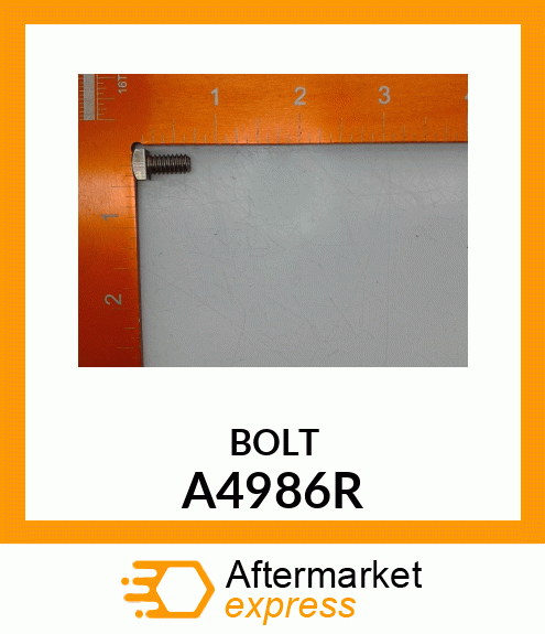 BOLT,SQUARE A4986R