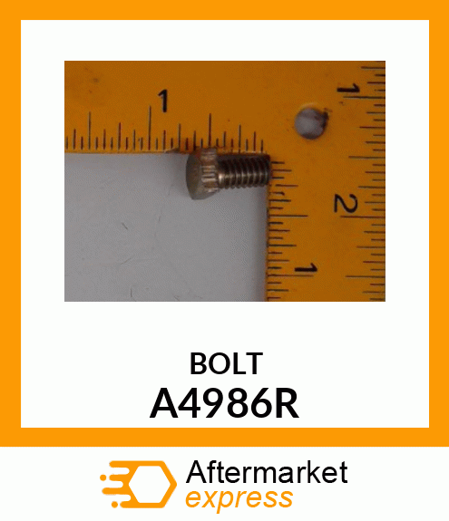 BOLT,SQUARE A4986R