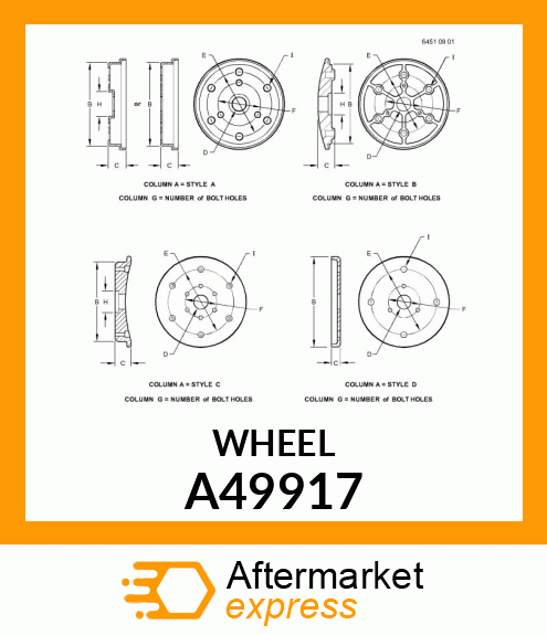 Wheel A49917
