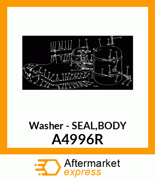 Washer - SEAL,BODY A4996R