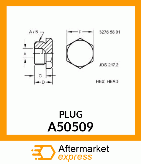 PLUG, PORT A50509