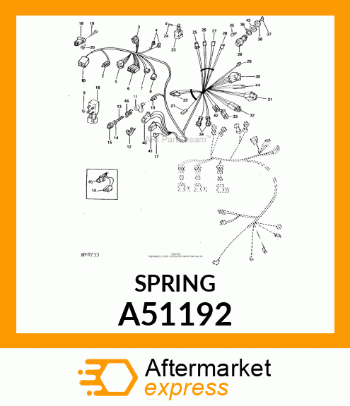 SPRING, COMPRESSION A51192