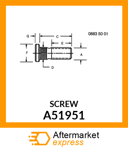 BOLT A51951