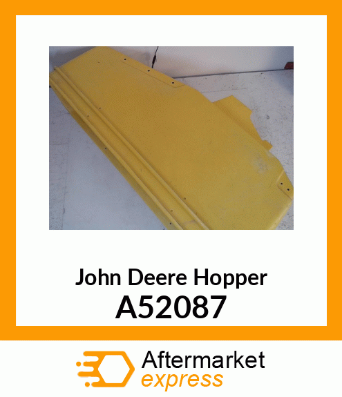 HOPPER, SEED 3.0 BUSHEL AIR A52087