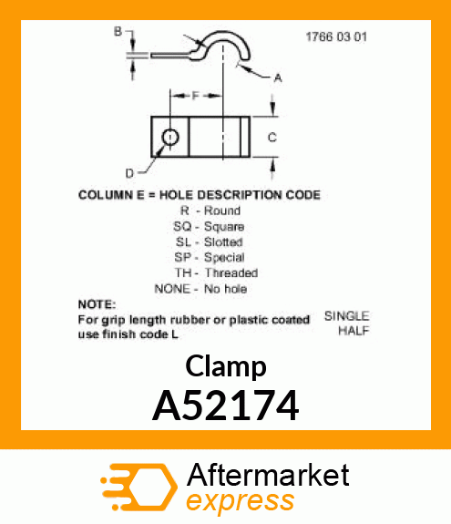 Clamp A52174