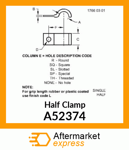 Half Clamp A52374