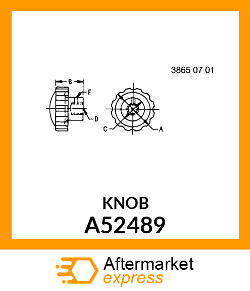 KNOB A52489