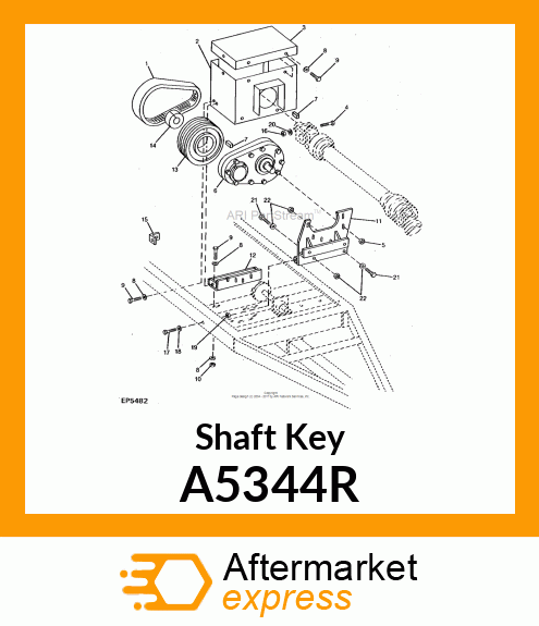 Shaft Key A5344R