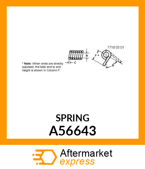 Torsion Spring A56643