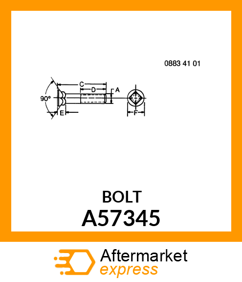 BOLT A57345