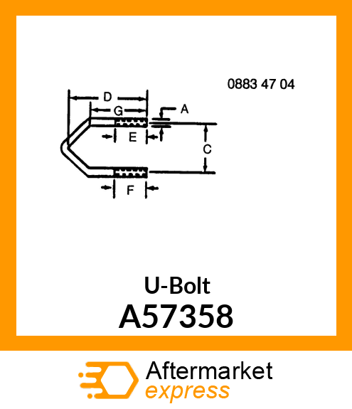 U-Bolt A57358