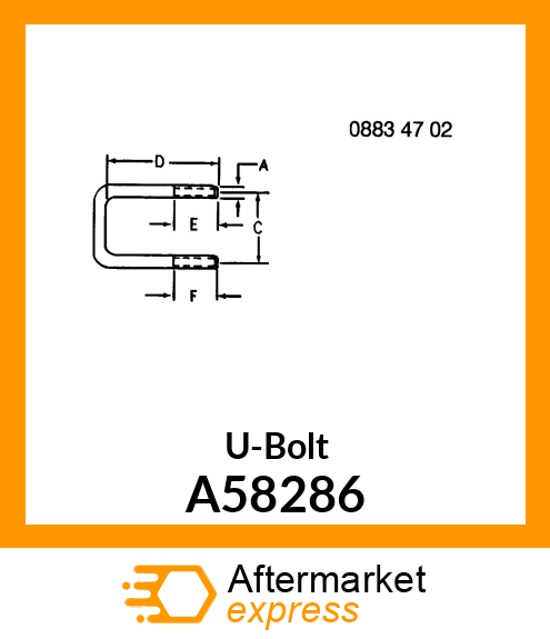 U-Bolt A58286