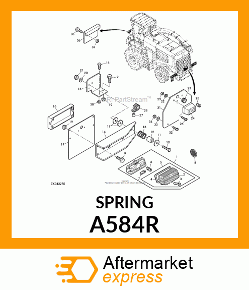 Spring A584R