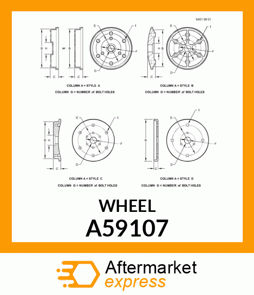 Wheel A59107