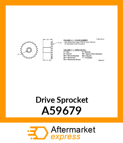 Drive Sprocket A59679