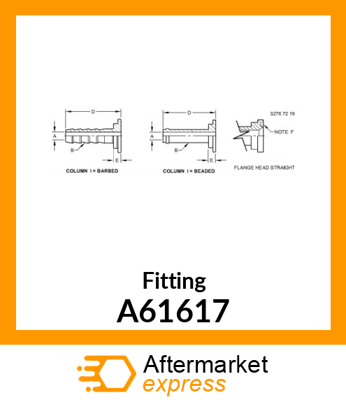 Fitting A61617