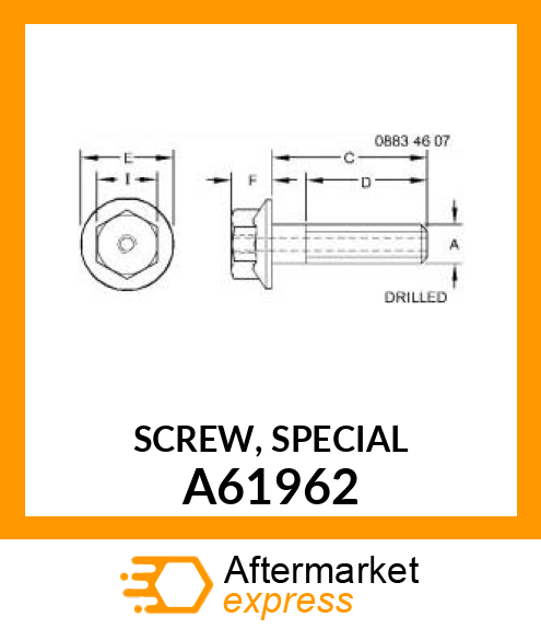 SCREW, SPECIAL A61962