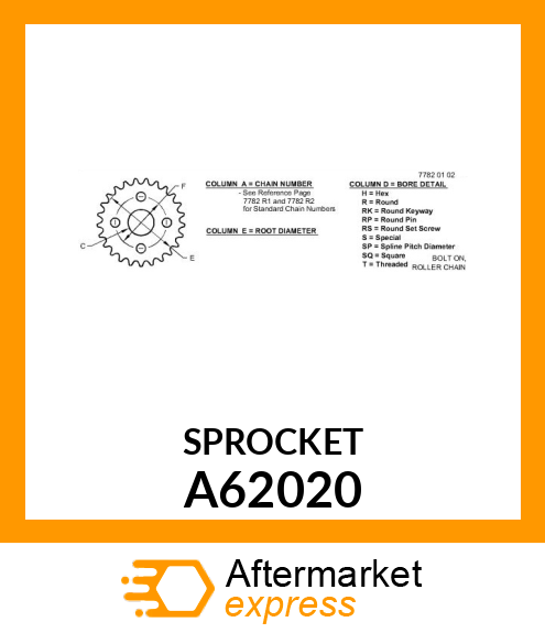 Chain Sprocket A62020