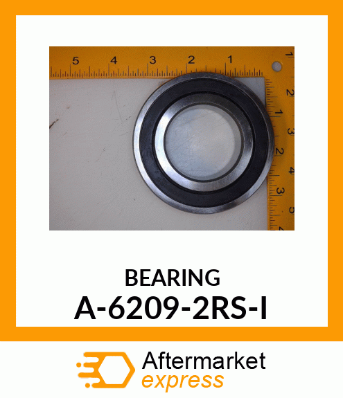 Ball Bearing - BRG., BALL; 6200 SER. A-6209-2RS-I