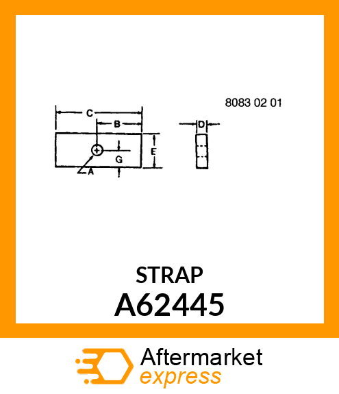 STRAP A62445