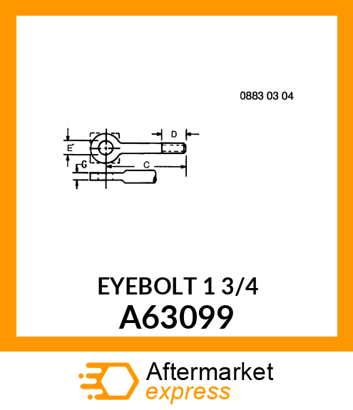 Eyebolt A63099