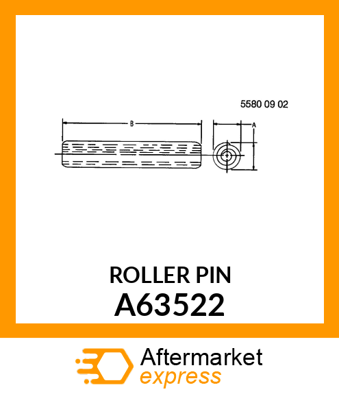 SPRING PIN, COILED 1/4" X 3" A63522