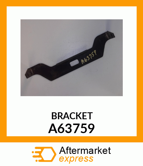 Bracket - BRACKET, 3 BUSHEL HOPPER REAR A63759