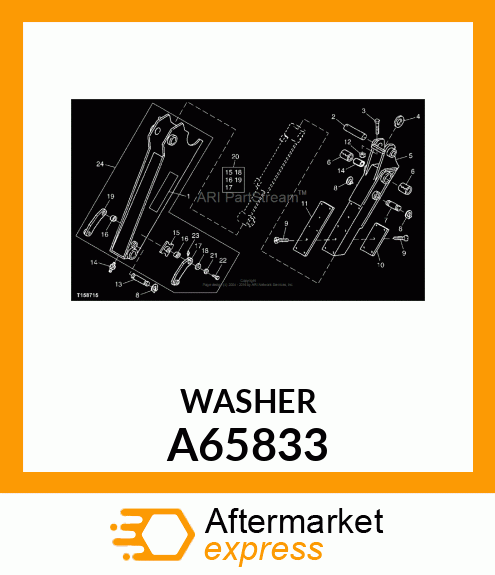 WASHER, RETAINING A65833